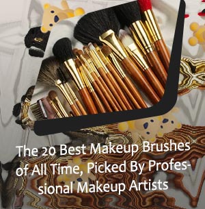Good quality set of makeup brushes