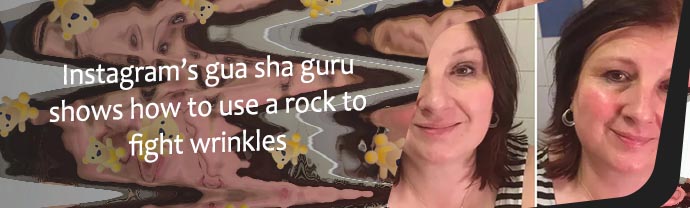 Gua sha nose before and after